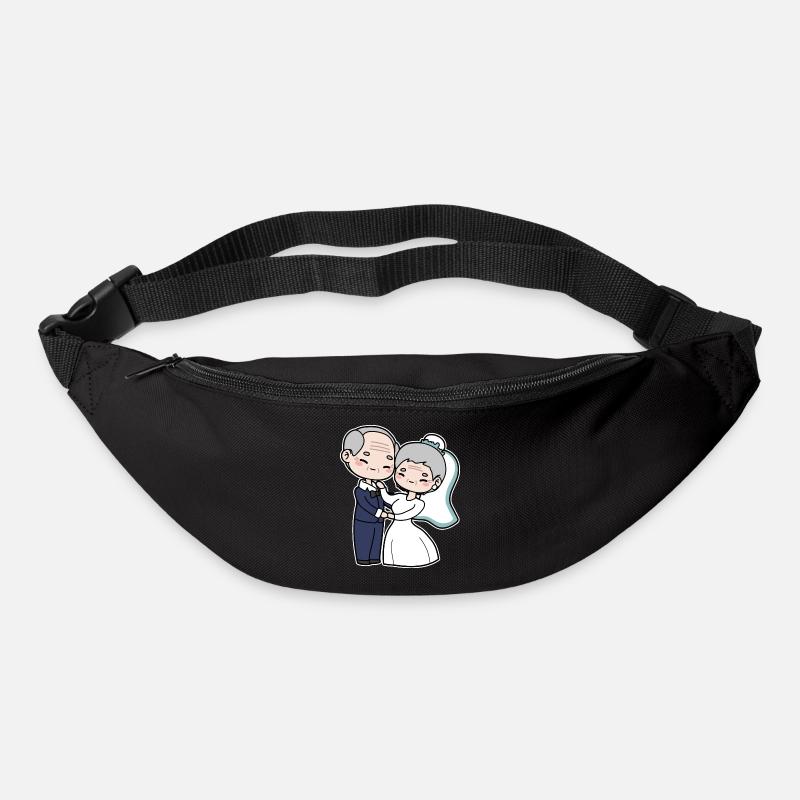 Couple marié - Sac banane - noir