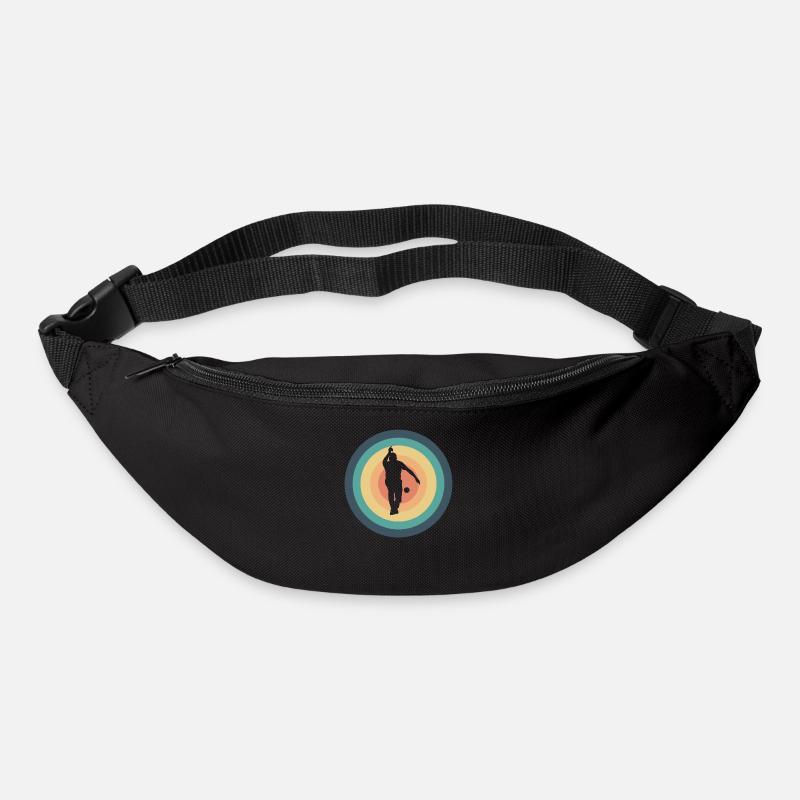 Pétanque Pétanque Pétanque Pétanque Boules Boules - Sac banane - noir