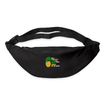 Ananas - Sac banane - noir - Devant