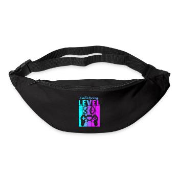 Level 30 Gaming Controller 30th Birthday - Bum bag - black - Front