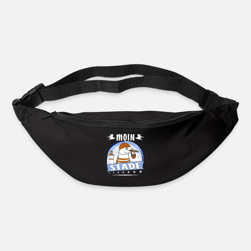 MÖWE MOIN STADE - Gürteltasche - Schwarz