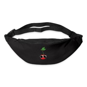 Cherry With Sunglasses Gift - Bum bag - black - Front