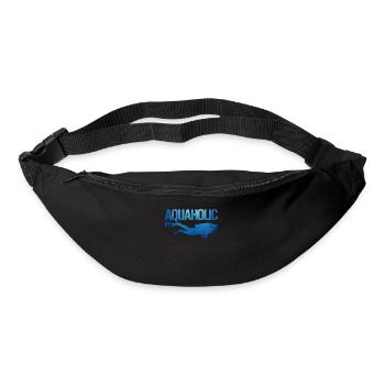 Scuba Diving Diver Aquaholic - Sac banane - noir - Devant