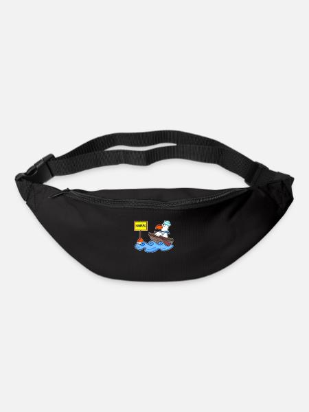 Hamburg Möwe Boot - Gürteltasche - Schwarz