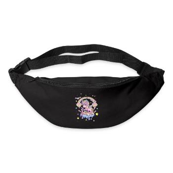Unicorn Pastel Goth Cute Creepy Gothic Kawaii Menh - Bum bag - black - Front