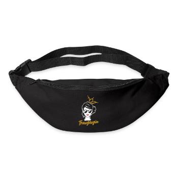 Ich Bin Trauzeugin Lustiges Trauzeugin Geschenk - Gürteltasche - Schwarz - Vorne
