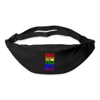 LGBTQ Pride - Gürteltasche - Schwarz - Vorne