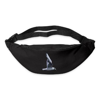 A flying seagull - Bum bag - black - Front