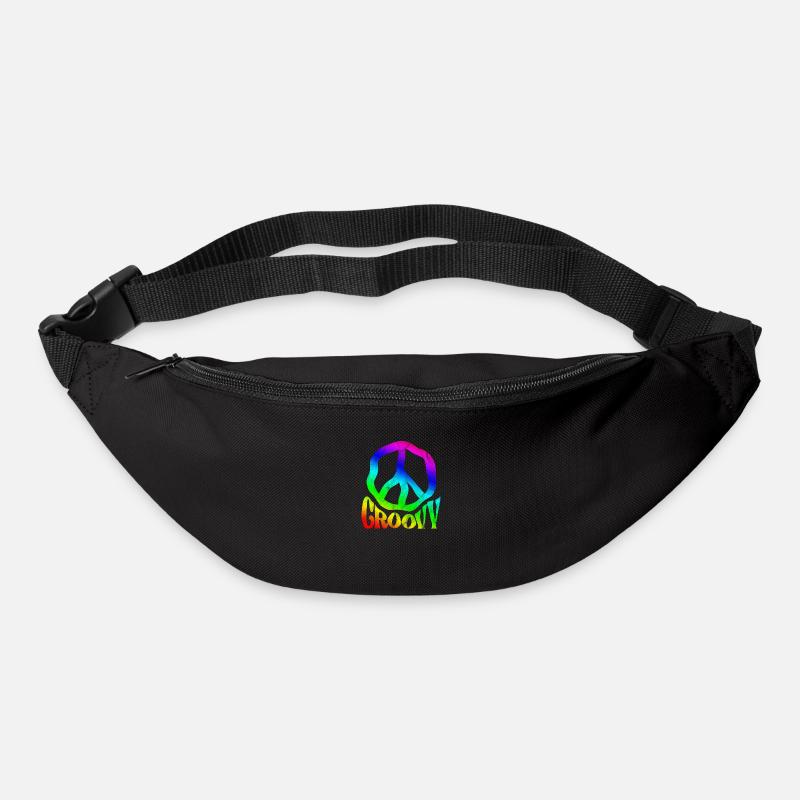 Hippie - Gürteltasche - Schwarz