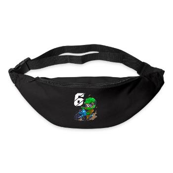 6 years Motocross children - Bum bag - black - Front