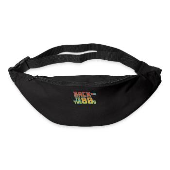 Geburtstag 80er - Gürteltasche - Schwarz - Vorne