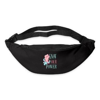 Know your Power Feministin - Gürteltasche - Schwarz - Vorne