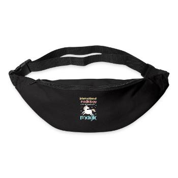 Radiology Radiologist Röntgen Rad Tech Gift - Bum bag - black - Front