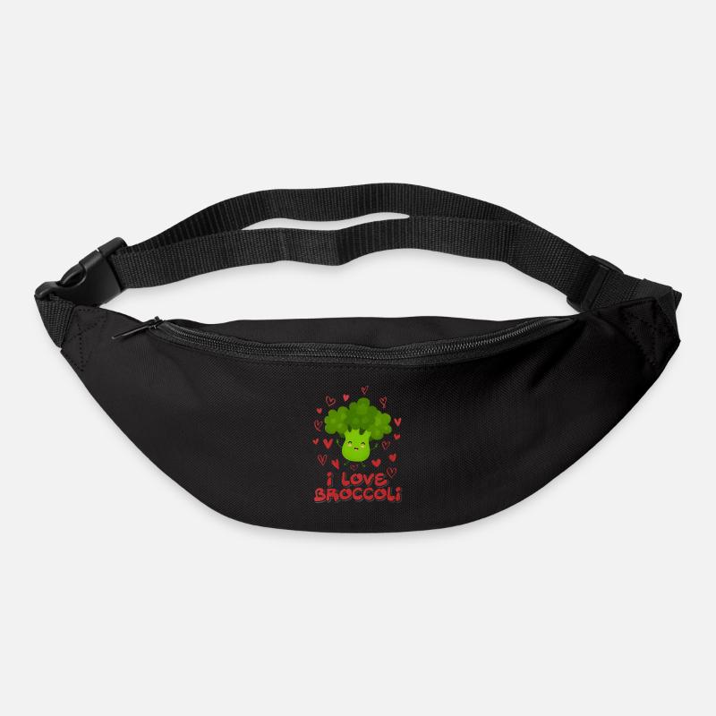 Brocolis - Sac banane - noir