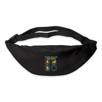 French Bulldog Training - Gürteltasche - Schwarz - Vorne