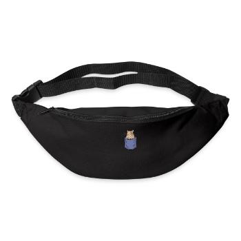 Degu Chest Pocket Rodent Octodon Hystricomorpha - Bum bag - black - Front