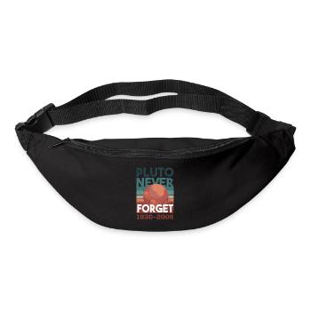 Astronomie Pluto Never Forget - Gürteltasche - Schwarz - Vorne