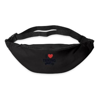 I love Triking Three-Wheeled Motorcycle - Bum bag - black - Front