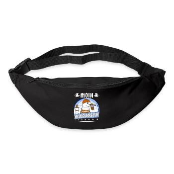 MÖWE MOIN HEILIGENHAFEN - Gürteltasche - Schwarz - Vorne