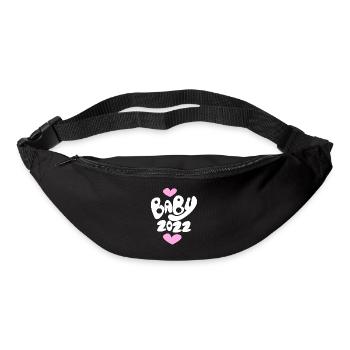 Bébé 2022 - Nouveau-né 2022 Cadeau bébé - Sac banane - noir - Devant