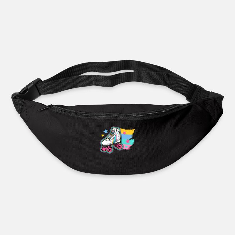 Rollschuhe Rollschuhläufer - Gürteltasche - Schwarz