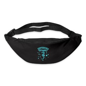 Seepferdchen bestanden für einen - Gürteltasche - Schwarz - Vorne