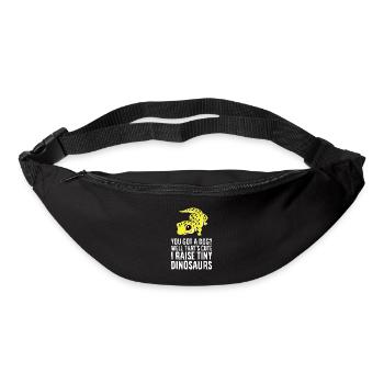 Du hast einen Hund, das ist niedlich, ich ziehe - Gürteltasche - Schwarz - Vorne