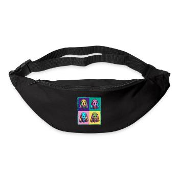 Dog Lover I Pop Art Cocker Épagneul - Sac banane - noir - Devant