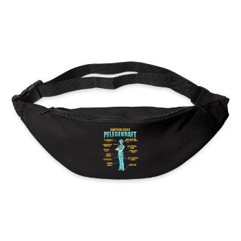 Pflegekraft Anatomie - Gürteltasche - Schwarz - Vorne