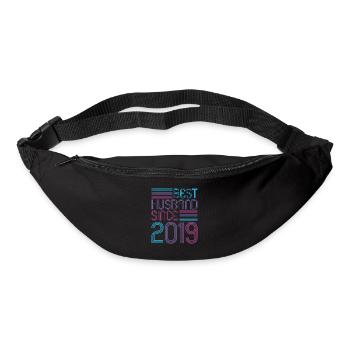 Best Husband since 2019 2nd Wedding Anniversary - Bum bag - black - Front