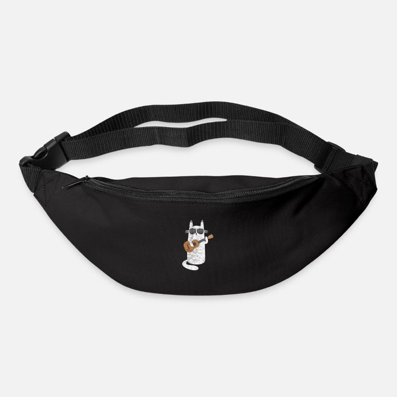 Ukulele Cat - Bum bag - black