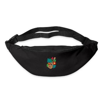 Ukulélé - Sac banane - noir - Devant