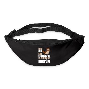 ich bin ein Schnabeltier - Gürteltasche - Schwarz - Vorne