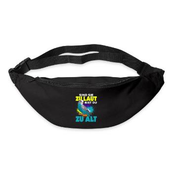Wellensittich Vogel Besitzer - Gürteltasche - Schwarz - Vorne