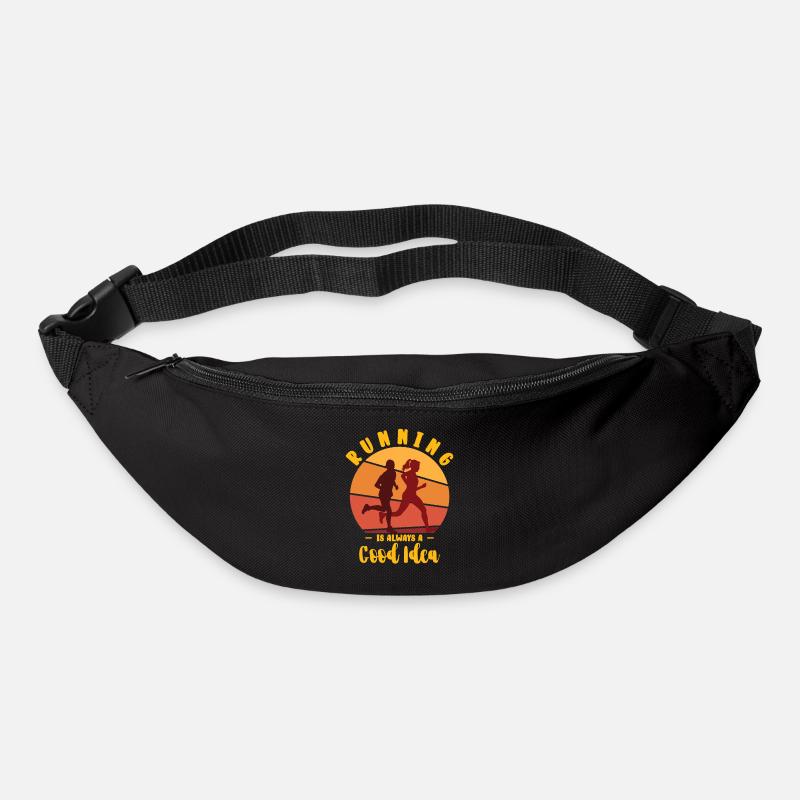 Marathon Marathon Marathon Runner Cadeau - Sac banane - noir