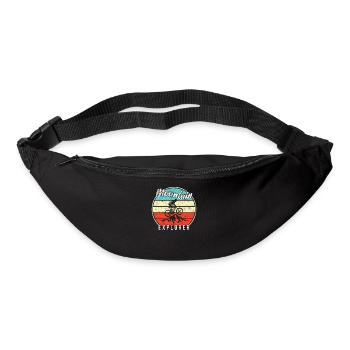 Explorateur de vélo de montagne - Sac banane - noir - Devant
