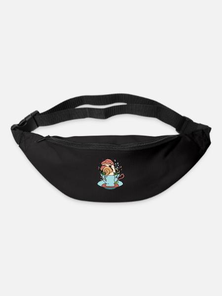 Snail Tea Cup - Bum bag - black