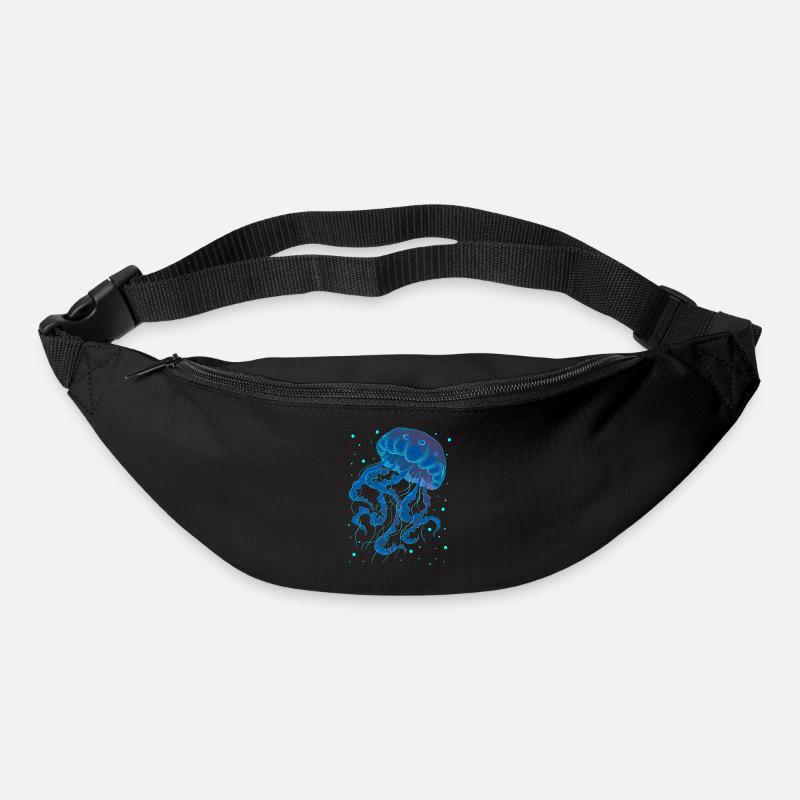 Qualle - Gürteltasche - Schwarz