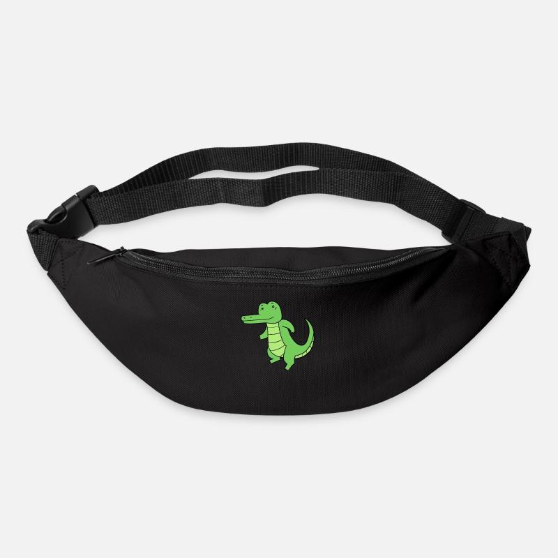 Crocodile - Sac banane - noir