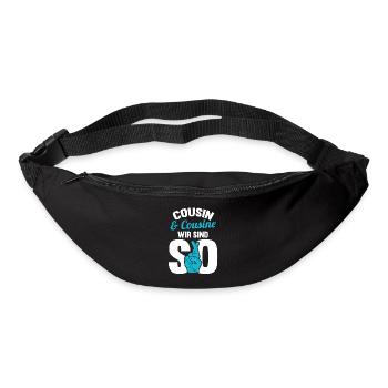 Cousin und Cousine - Gürteltasche - Schwarz - Vorne