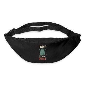 Spargel - Gürteltasche - Schwarz - Vorne