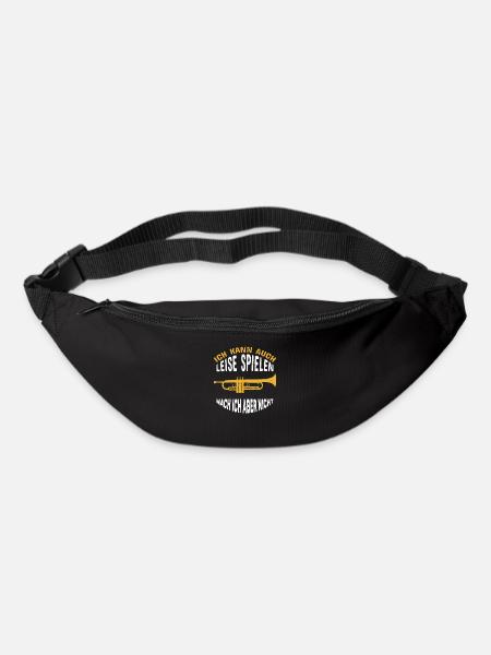 Trompete Trompeter Geschenk Musiker - Gürteltasche - Schwarz
