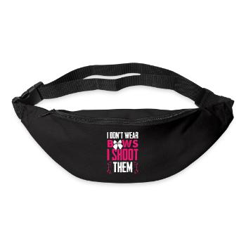 Funny Archery Archer Girl - Bum bag - black - Front