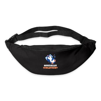Pinguin Offizielles Schlafshirt Schlafanzug - Gürteltasche - Schwarz - Vorne