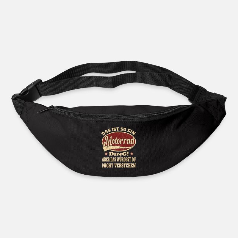 Motorrad das ist so ein Motorrad - Gürteltasche - Schwarz