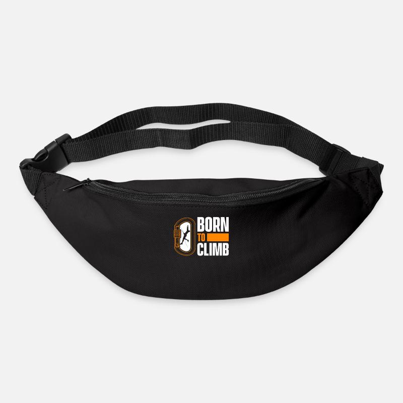 Klettern Bergsport Kletterer - Gürteltasche - Schwarz