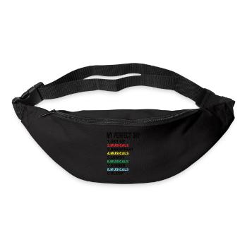 Mes comédies musicales Du jour parfait - Sac banane - noir - Devant