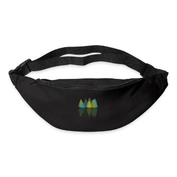 Forest Nature Trees Landscape Outdoor Gift - Bum bag - black - Front