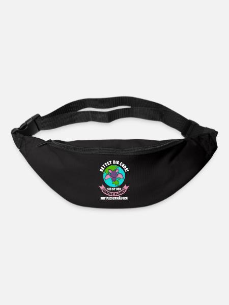 Umweltschutz Tierschutz Fledermaus - Gürteltasche - Schwarz