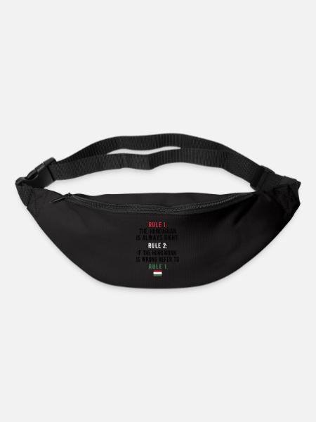 Stolzer Ungar Ungarn Flagge Ungarische Wurzeln - Gürteltasche - Schwarz
